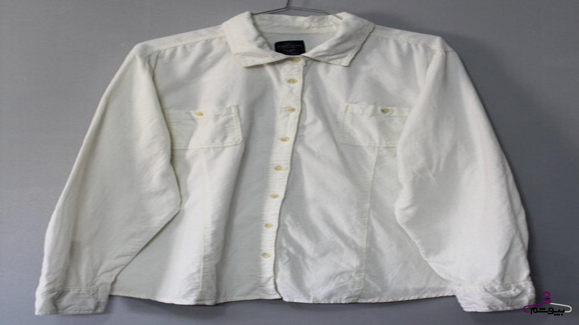 پیراهن کبریتی سفید ساده کد 102